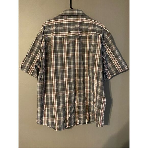 Cowboy Legend Gray/Red Plaid  Button Up Pearl Snap Shirt Size XXL - Picture 6 of 6